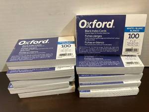 lot 23 image: 3 x 5 Index Cards