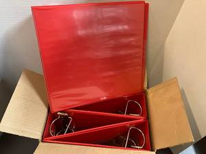 lot 112 image: Heavy Duty 3-Inch Binders