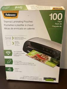 lot 83 image: Thermal Laminating Pouches