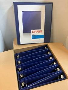 lot 37 image: 1-Inch 3-Ring Binders