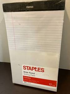 lot 110 image: White Writing Pads