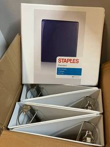 lot 113 image: 3-Inch Binders