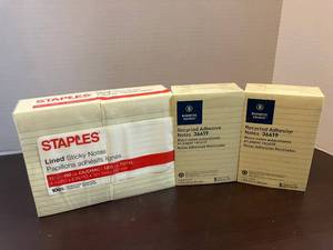 lot 142 image: 4 x 6 Sticky Notes