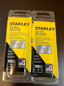 Stanley Razor Blades