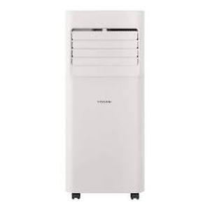 lot 12 image: Vissani 5,000 BTU 115-Volt 3-in-1 Portable Air Conditioner Unit Cools up to 150 sq. ft. with Dehumidifier and Remote in White Customer Returns See Pictures