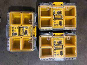 lot 7 image: Lot of  DEWALT TOUGHSYSTEM 2.0 6-Compartment Small Parts Organizer  Customer Returns See Pictures