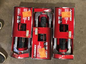 lot 63 image: Lot of Husky 4500 sq. ft. Turbo Oscillating Sprinkler  Customer Returns See Pictures