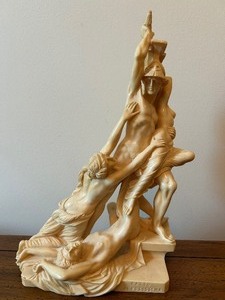 lot 50 image: 11 Inch Vintage Style Abstract Nude Sculpture