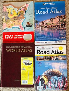 lot 56 image: Collection of 5 Assorted Road Atlases and Maps