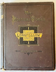 lot 44 image: The Poetical Works of Longfellow Illustrated Hardcover Book