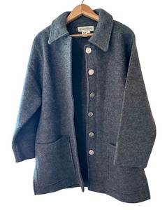 lot 38 image: Appleseeds Petite Medium Wool Coat with Textured Buttons