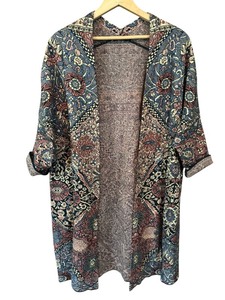 lot 65 image: Peruvian Connection Patterned Cardigan Sweater
