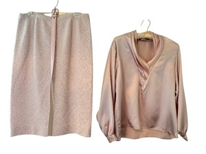 lot 108 image: Vintage Castleberry London New York 3-Piece Womens Suit Set Size 10