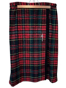 lot 111 image: Eddie Bauer Gordon Womens Wool Kilt Skirt with Pin Size 12