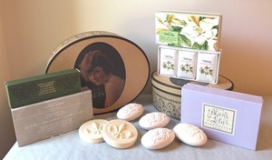 lot 122A image: Lot of Decorative French-Inspired Soap Sets and Keepsake Paris Boxes