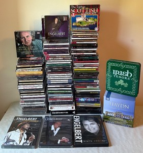 lot 126 image: Large Collection of Classical, Vocal, and Pop CDs and DVDs Including Box Sets