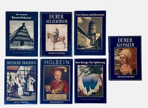 lot 138 image: Set of 7 Die Blauen Bucher German Art and Architecture Books