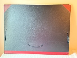lot 155 image: Large Art Portfolio Folder 31 x 23.5 Inches with Tied Closures
