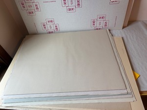 lot 156 image: Assorted Drawing and Watercolor Paper Including Art Boards up to 30 x 22 Inches