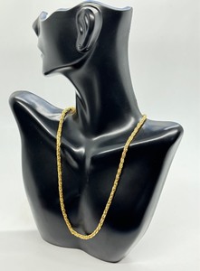 lot 5R image: 14k Gold Rope 16 Necklace