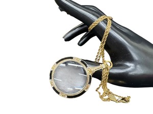 lot 164 image: Metropolitan Museum of Art Russian Imperial Magnifier Necklace with 30 Inch Chain