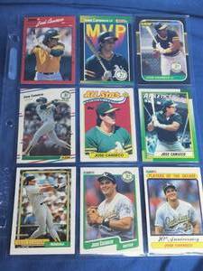 lot 34 image: 9 Jose Canseco
