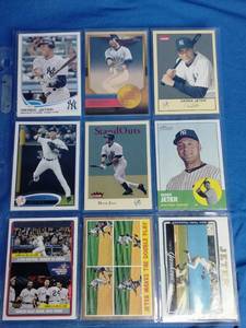 lot 42 image: 9 Derek Jeter Cards