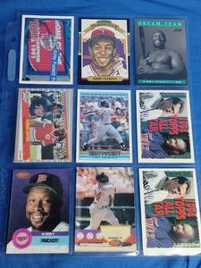 lot 49 image: 9 Kirby Puckett Cards