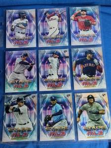 lot 53 image: 9 Donruss Colored Boarder Cards