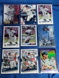 lot 54 image: 9 Aaron Judge Cards