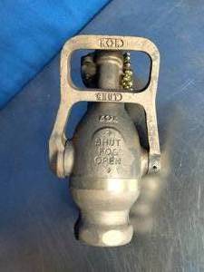 lot 68 image: KOK Brass Fire Hose Nozzle