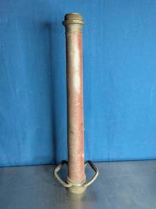 lot 69 image: Vintage Brass Fire Hose Pipe Nozzle