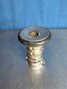 lot 72 image: Vintage Industrial Brass Firehose Fog Nozzle