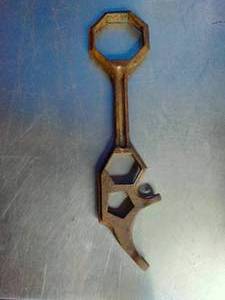 lot 80 image: Vintage Fire Hydrant Wrench