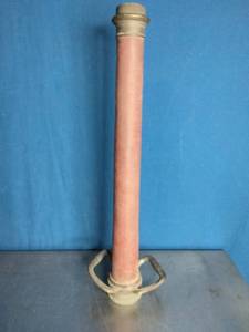 lot 81 image: Vintage Brass Fire Hose Pipe Nozzle