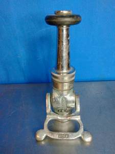 Vintage Nickel Plated Brass AKRON Fire Truck Hose Nozzle Metal