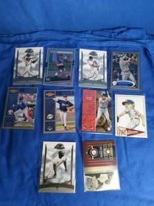 lot 94 image: 10 Numbered MLB Cards
