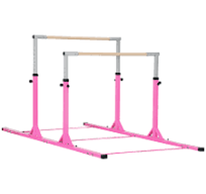 Adjustable Gymnastics Bars For Kids Ages 3-12, Child Gymnastics Equipment Pink