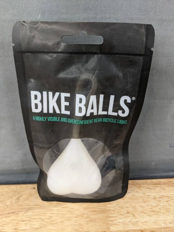 lot 67K image: Bike Balls Rear Bicycle Light - Brand New