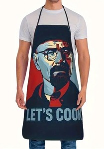 lot 9 image: Lets Cook Breaking Bad Heisenberg TV Show Walter White Apron - Brand New