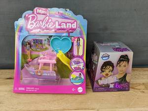 lot 104G image: Mini Barbie Land Boat Playset & Kylie x Bratz Mini Collectible Set - Brand New