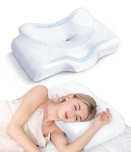 lot 349 image: Osteo Queen Memory Foam Cervical Bed Pillow $42 Retail - Brand New