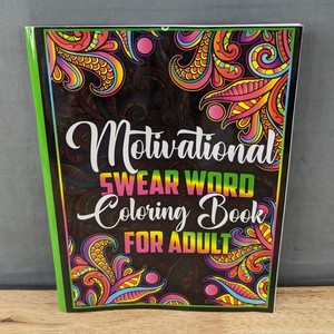 lot 69A image: Adult Motivational Swear Word Coloring Book Paperback - New