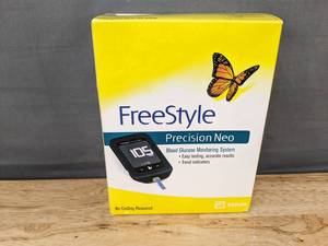 lot 58 image: FreeStyle Precision Neo Blood Glucose Monitoring System - Brand New
