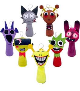lot 59 image: 7 Sprunki 8 Plush Toys $40 Retail - Brand New