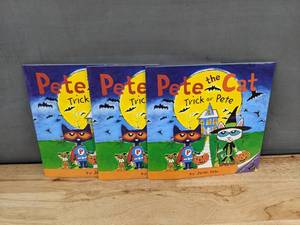 lot 86 image: 3 Pete the Cat Trick or Pete Lift-the-Flap Books by James Dean, $8 Retail Each - Brand New
