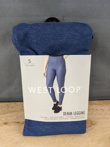 lot 87 image: West Loop Denim Legging Small Medium Wash - Brand New