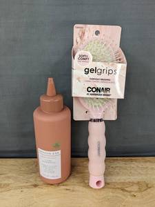 lot 99 image: Kristin Ess Curl Shampoo & Conair Gelgrips Hairbrush - Brand New