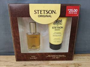 lot 119 image: Stetson Original Cologne and Beard Wash Gift Set - Brand New