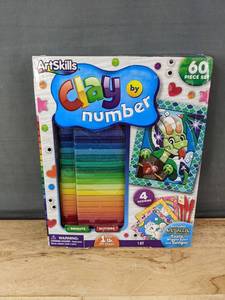 lot 164 image: ArtSkills Clay by Number 60-Piece Kit - Brand New